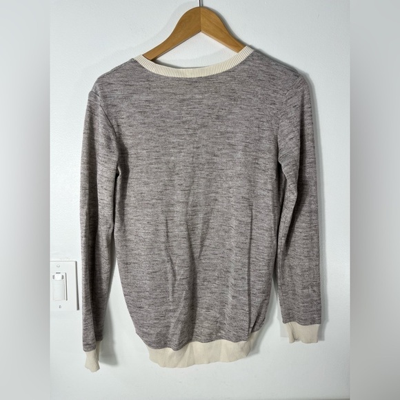 Aritzia Wilfred Womens Size XXS Crew Neck High Low Hem Sweater - Picture 4 of 7